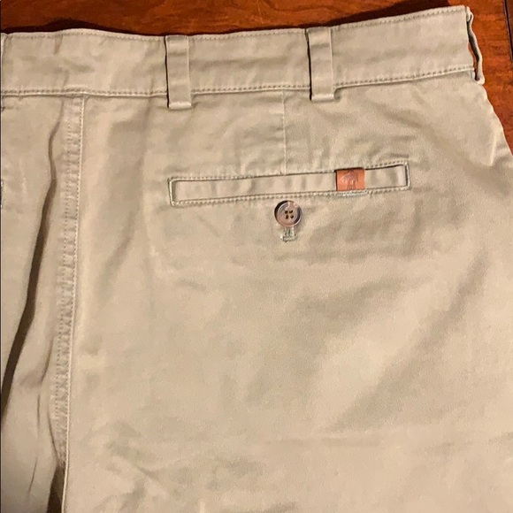 9” stretch chino short- olive color - Picture 3 of 8